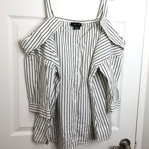 Addition-Elle off shoulder Top Plus Size